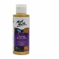 Mont Marte Pouring Acrylic Paint 120Ml Gold - thumbnail