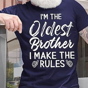 Men's T shirt Tee Graphic Tee Cool Shirt Letter Graphic Prints Family Crew Neck Hot Stamping Maternity Street Vacation Short Sleeves Print Clothing Apparel Basic Designer Modern Contemporary Lightinthebox