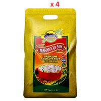 Mahmood 500 Premium 1121 XXXL Basmati Rice, 5 Kg (Pack of 4)