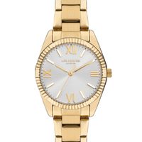 Lee Cooper Women's Analog Display Watch & Metal Strap, Gold - LC07868.130