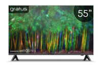 Gratus WebOS powered 4K Edgeless UHD 55"LED SMART TV with ThinQ AI, Quad Core Processor, Dolby Audio, - GTV4K55LCIJ