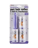 Petkin Pet Hair Roller & Fabric Freshener Lavender 180 Piece