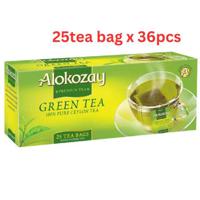 Alokozay Green Tea - 25 Tea Bags X Pack Of 36