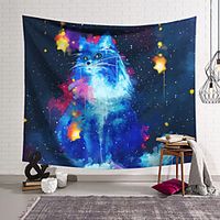 Wall Tapestry Art Decor Blanket Curtain Hanging Home Bedroom Living Room Decoration and Modern and Painting Style miniinthebox - thumbnail