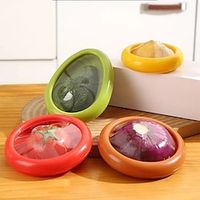 Transparent Film Fruit Vegetable Fresh-keeping Cover, AvocadoLemon Food Storage Box, Fruit Preservation Seal Cover, Kitchen Tools, Kitchen Accessories Lightinthebox - thumbnail