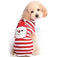 dog sweater christmas santa pet cat winter knitwear warm clothes Lightinthebox - thumbnail