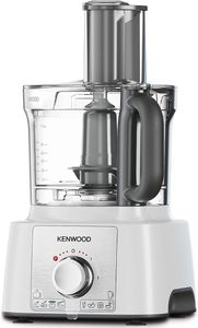 Kenwood Food Processor 1000W Multi-Functional With 3 Stainless Steel Disks, Blender, Grinder Mill, Juicer Extractror, Whisk, Dough Maker, CitrUS Juicer Fdp65.750Wh White