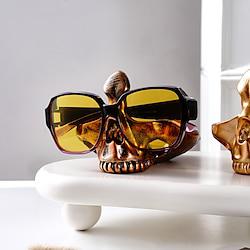 Resin Skull Sunglasses Holder -Dual-Purpose Decor Piece with Antique Design - Ideal for Home, Hotel, and Retail Displays, Adding a Personalized Touch to Your Space Lightinthebox