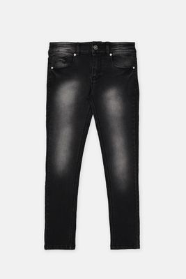 Girls Skinny Jeans  Wash Black