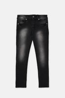Girls Skinny Jeans  Wash Black - thumbnail