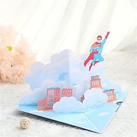 Super Dad Fathers Day Card 3D Pop-Up Greeting Card Father Birthday Card for Dad Husband Blessing Message Card Cardboard Father's Day Best Gift Lightinthebox Super Dad Fathers Day Card 3D Pop-Up Greeting Card Father Birthday Card for Dad Husband Blessing Message Card Cardboard Father's Day Best Gift Lightinthebox