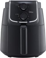 Midea 4.6Liter Air Fryer 1500Watt With Dual Cyclone Rapid Hot Technology For Frying, Grilling, Broiling, Roasting, Baking, Toasting - MFTN40D2