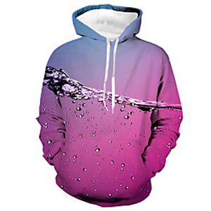 Men's Unisex Pullover Hoodie Sweatshirt Paisley Graphic Prints Print Daily Sports 3D Print Casual Designer Hoodies Sweatshirts  Purple Lightinthebox