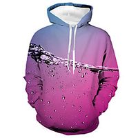 Men's Unisex Pullover Hoodie Sweatshirt Paisley Graphic Prints Print Daily Sports 3D Print Casual Designer Hoodies Sweatshirts  Purple Lightinthebox - thumbnail