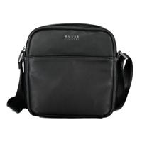 Guess Jeans Sleek Black Polyethylene Shoulder Bag - GU-23589