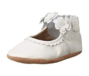 Baby Girls Claire Mary Jane Soft Soles  White
