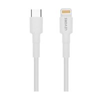 Levore 6ft Pvc Usb C To Lightning Cable White-(LCS412-WH) - thumbnail