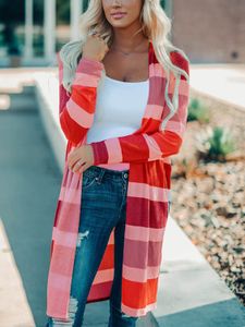 Striped Long Sleeves Cardigan