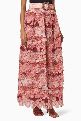 Concert Scalloped Maxi Skirt Concert Scalloped Maxi Skirt