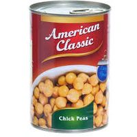 American Classic Chick Peas In Brine Easy Open 400gm - thumbnail
