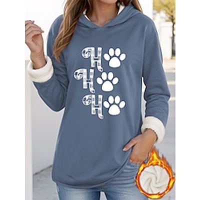 Women's Hoodie Sweatshirt Pullover Sherpa Fleece Lined Graphic Warm Fashion Print Black Dark Pink Blue Casual Sports Hoodie Long Sleeve Top Micro-elastic Fall Winter Lightinthebox Women's Hoodie Sweatshirt Pullover Sherpa Fleece Lined Graphic Warm Fashion Print Black Dark Pink Blue Casual Sports Hoodie Long Sleeve Top Micro-elastic Fall Winter Lightinthebox