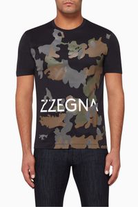 Camouflage Logo Print T-Shirt