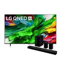 LG QNED86 75 Inch 4K QNED Smart TV with Dolby Atmos 3.1.1 Channel Soundbar (75QNED86T6A+S70TY)