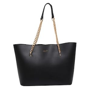 Women's Handbags Chain Bag Tote Crossbody Bag PU Leather Leather Chain Daily Outdoor White Black Gray Red Lightinthebox