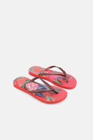 Kids Girls Slim Tropical Slippers  Strawberry - thumbnail