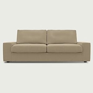 IKEA Kivik 3 Seat Sofa Cover Simply Linen Regular Fit With Piping Machine Washable miniinthebox