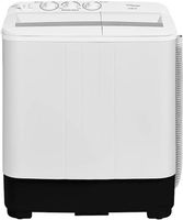 Super General 5 kg Twin-tub Semi-Automatic Washing Machine, White, efficient Top-Load Washer with Lint Filter, Spin-Dry - SGW50 - thumbnail