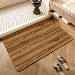 Wood Pattern Doormat Kitchen Mat Floor Mat Non-Slip Area Rug Oil Proof Rug Indoor Outdoor Mat Bedroom Decor Bathroom Mat Entrance Rug Lightinthebox