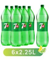 7UP Carbonated Soft Drink 2.28L Pack of 6