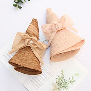 Women's Straw Hat Beach Park Jacquard Solid Color Lace Hat Lightinthebox