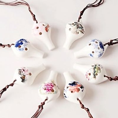 6 Hole Ocarina Soprano C Key Ceramic Flauta Ocarina  Mini Ocarina Flute Toy Musical Instruments Lightinthebox