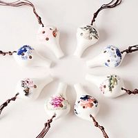 6 Hole Ocarina Soprano C Key Ceramic Flauta Ocarina  Mini Ocarina Flute Toy Musical Instruments Lightinthebox - thumbnail