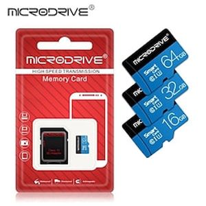 Class 10 High Speed 128GB 64GB 32GB 16GB SD U3 TF Memory Card Flash Micro Tf SD Card Storage Expansion SD Adapter For Smart Phone DVR Lightinthebox