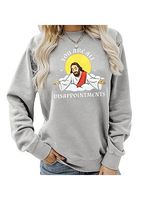 I Saw That Jesus Funny Christian Gift Apparel Trendy Women's Sweatshirt Tops