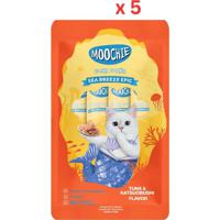 Moochie Sea Breeze Epic Tuna & Katsuobushi Flavor 15G Pouch (Pack Of 5)