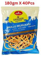 Haldirams Dakshin Express Mullu Murukku - 180 Gms Pack Of 40 (UAE Delivery Only)