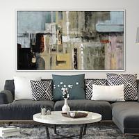 Handmade Oil Painting Canvas Wall Art Decoration Modern Abstract for Home Decor Rolled Frameless Unstretched Painting Lightinthebox - thumbnail