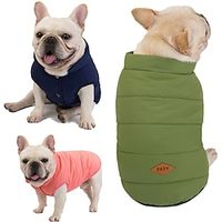 Pet dog clothes clothing pug shar Pei dog autumn and winter new spot manufacturers bulldog cotton vest Lightinthebox - thumbnail