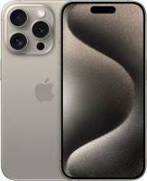 Apple iPhone 15 Pro (Physical Dual Sim - HK), 6.1 inch, 128GB, 8GB, Natural Titanium with FaceTime