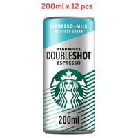 Starbucks Doubleshot No Added Sugar Coffee Drink 12X200ML