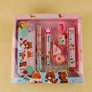 Stationery Box Pencil Pen Eraser Sharpener And Space Pencil Box Stationary Kit Set For Boys And Girls Christmas Gift Lightinthebox