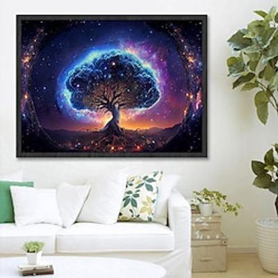 Life of Tree Wall Art Canvas Prints and Posters Pictures Decorative Fabric Painting For Living Room Pictures No Frame miniinthebox