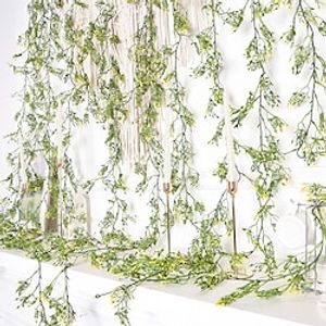 1PC home decoration hanging rattan artificial rice pepper rattan plastic hanging rattan suitable for indoor and outdoor wall hanging basket decoration miniinthebox