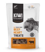 Kiwi Kitchens Raw Freeze Dried Beef Heart Dog Treats 100G