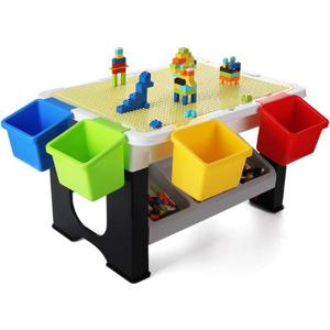 Little Story Blocks 3 In 1 Activity Table - Grey LS_BLC_ATGY