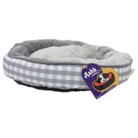 NutraPet Aahh Snuggly D50Xh15Cm Flannel Checkered - Grey